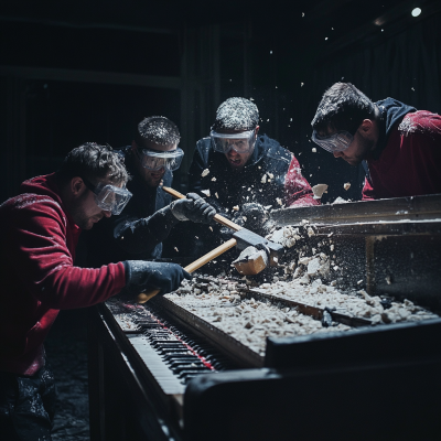 Défoulement salle Carnage
