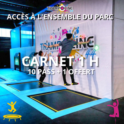 Carnet 10 PASS 1 h + 1 entrée offerte
